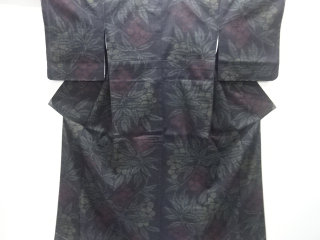Japanese Kimono / Tsumugi Omeshi Silk